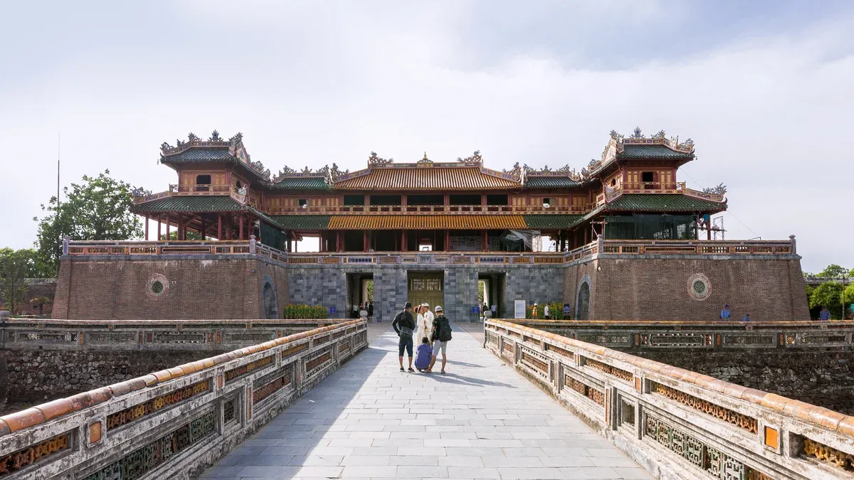 The Meridian Gate of the Hue Imperial City on a Vietnam tour package