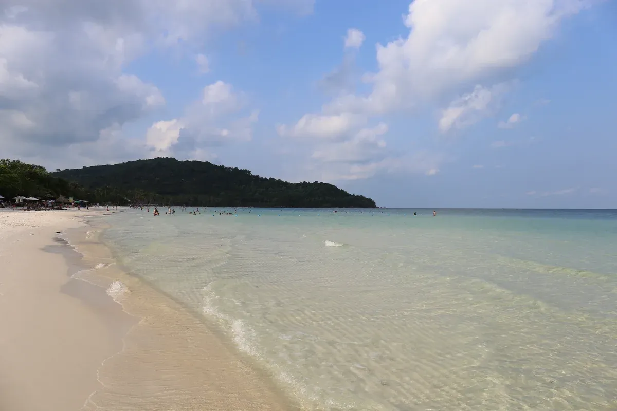 Sao Beach on Phu Quoc on a 6-Day South Vietnam and Island Tour